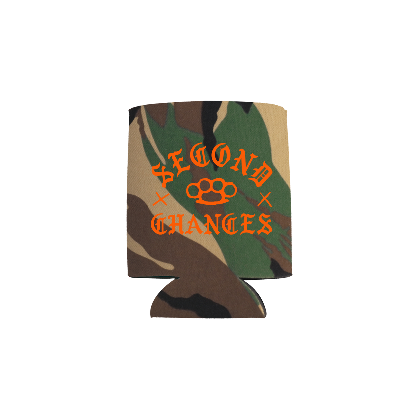 Second Chances Camo Koozie