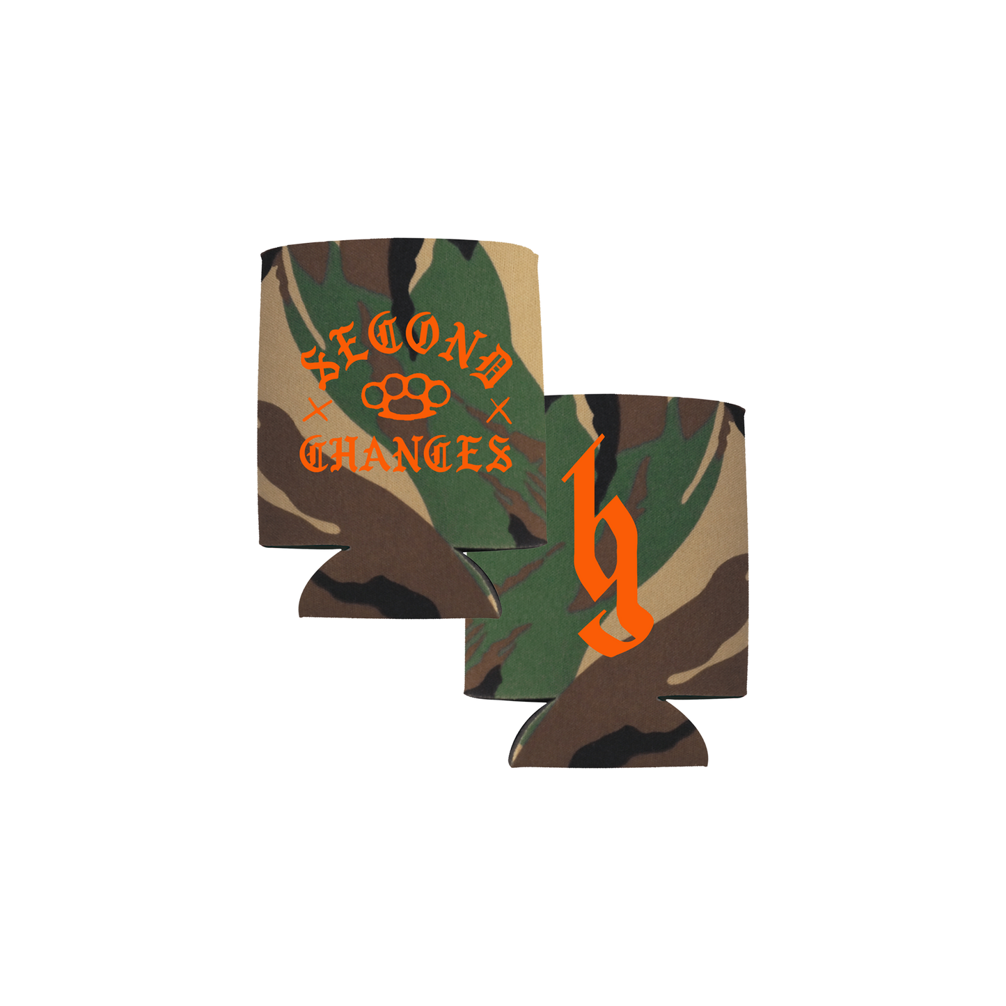Second Chances Camo Koozie