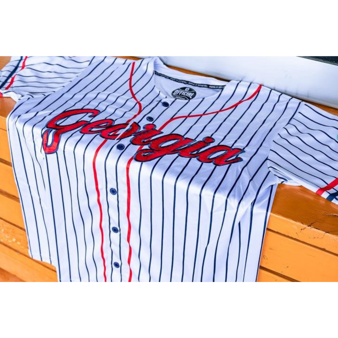 Brantley Gilbert x Gwinnett Stripers Georgia State Line Jersey