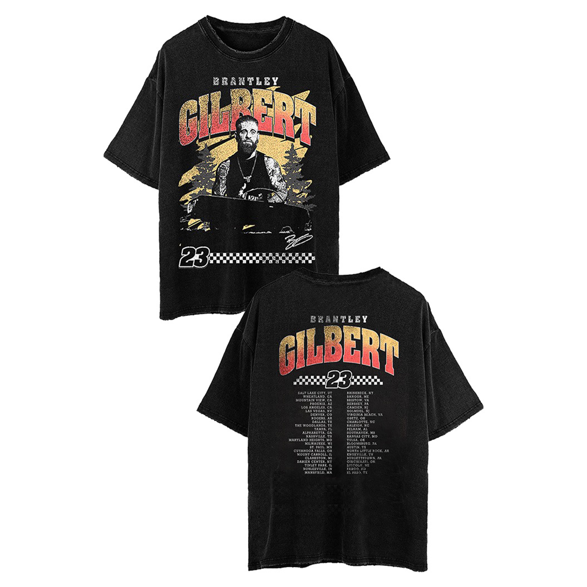 Brantley Gilbert 23 Dated Tour Tee