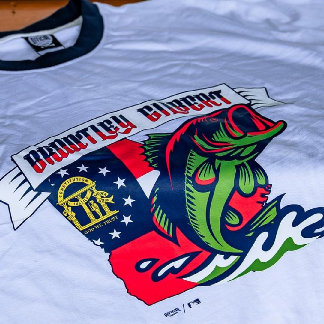 Brantley Gilbert x Gwinnett Stripers Backroads Ringer T-Shirt