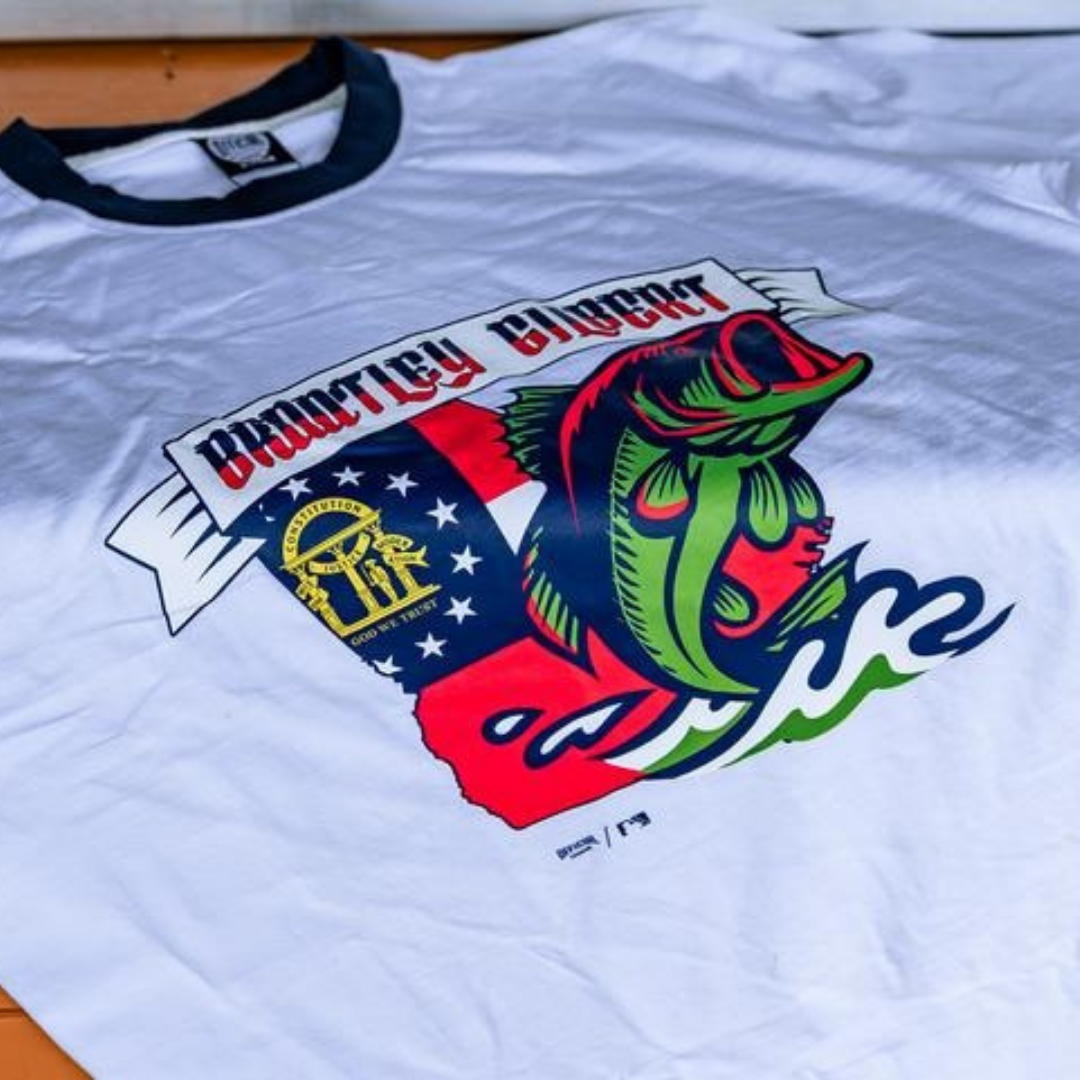 Brantley Gilbert x Gwinnett Stripers Backroads Ringer T-Shirt