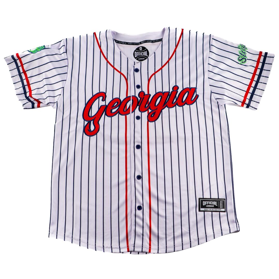 Brantley Gilbert x Gwinnett Stripers Georgia State Line Jersey