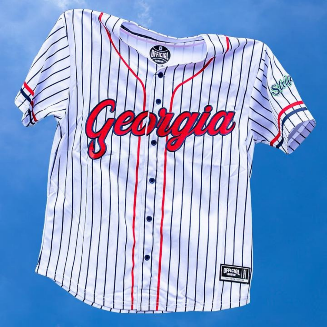 Brantley Gilbert x Gwinnett Stripers Georgia State Line Jersey
